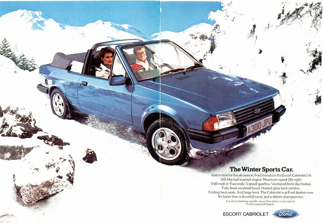 1984 Ford Escort Cabriolet 16i UK A new model for 1984 