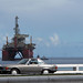 La plataforma petrolifera ODN Ttay IV zarpó del Puerto de La Luz de Las Palmas de Gran Canaria
