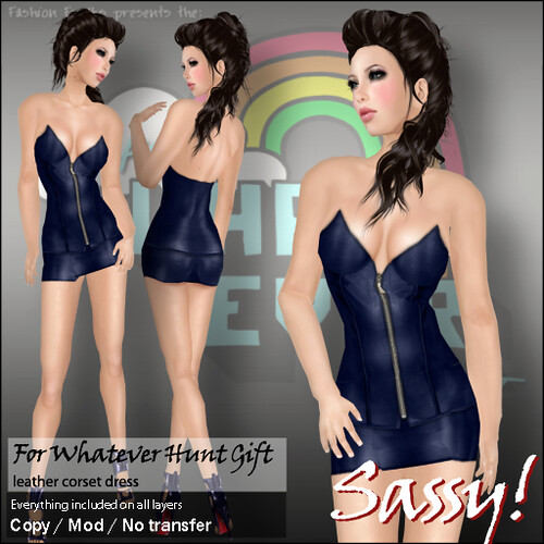 Leather dress - For Whatever Hunt