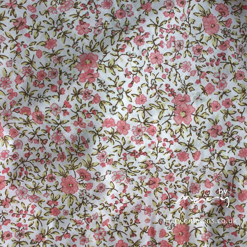 Vintage floral bed skirt