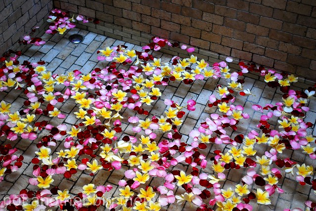 The Elysian, Bali - Flower petals