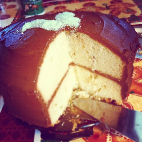 Yummy layer cake.