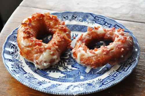 Browned Butter Bacon doughnuts