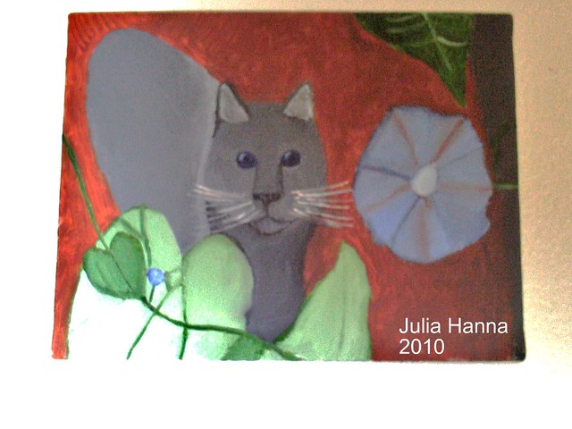 Gray Kitten Painting