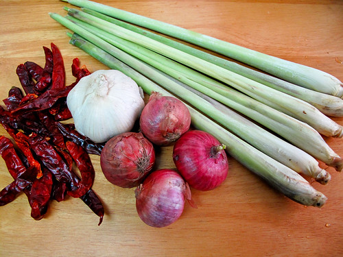 IMG_1616  Ingredients for cooking Vietnamese Lemongrass chicken