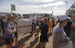 protesting at leonora detention centre friday 6