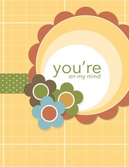 You're on my mind Greeting Card