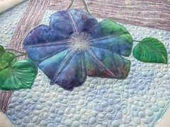First Morning Glory Bloom Quilt