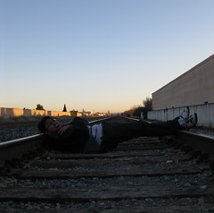 Fun Times On Train Tracks, My 1st Time On Railroad Tracks! (Sunday, December 4, 2011)