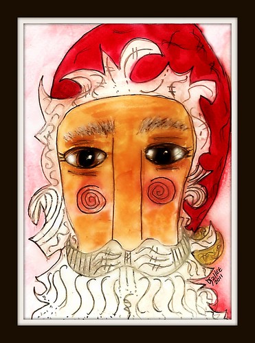 2011 - Christmas Folk Art Santa by BeverlyDiane