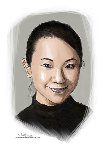 digital portrait of Lim Sau Hoong
