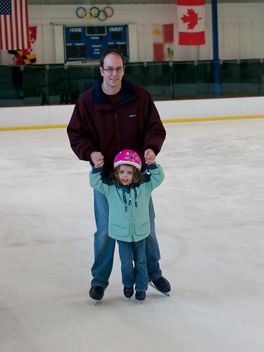 Skating with Daddy
