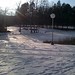 Ice skating pond