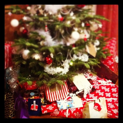 Presents under the xmas tree