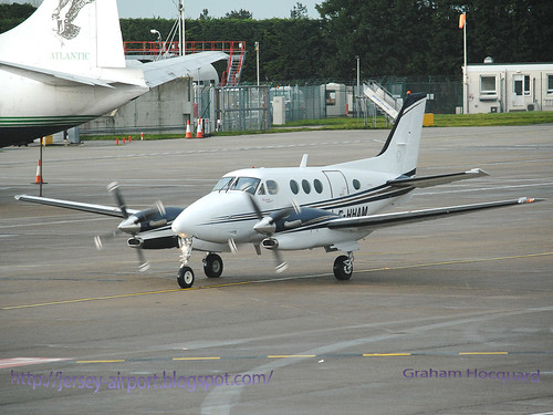 F-HHAM Beechcraft C90A King Air by Jersey Airport Photography