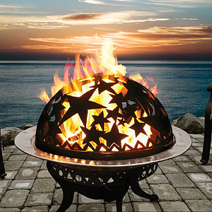 Patio Wood fire pit table