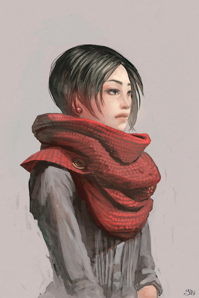 my red scarf
