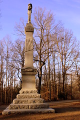 Shiloh Battlefield: Confederate Monument and Statue