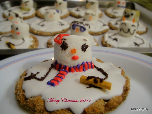 2011聖誕節雪人餅乾