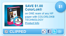 HP Paper With Colorlok Technology Coupon