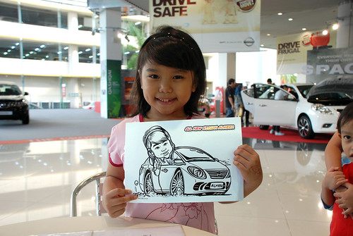 Caricature live sketching for Tan Chong Nissan Motor Almera Soft Launch - Day 4 - 20
