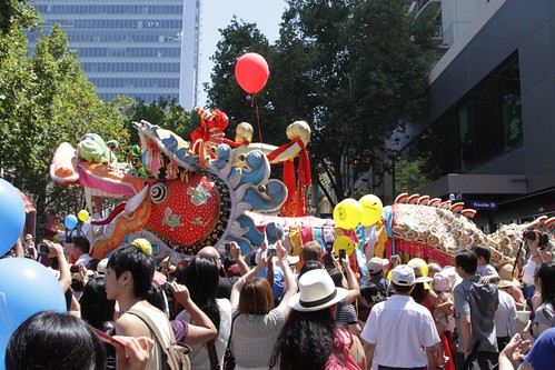 Dai Loong dragon at the Melbourne Chinese New Year Festival