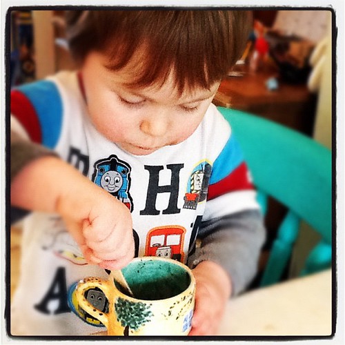 #mydayinpictures 2.30pm post nursery hot chocolate