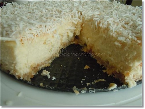 Cheesecake Coco - rebanado