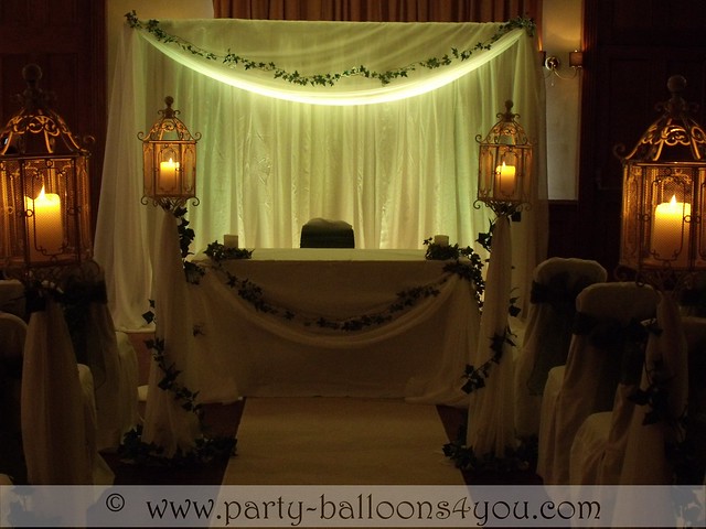 Creating beautiful wedding ceremony decorations