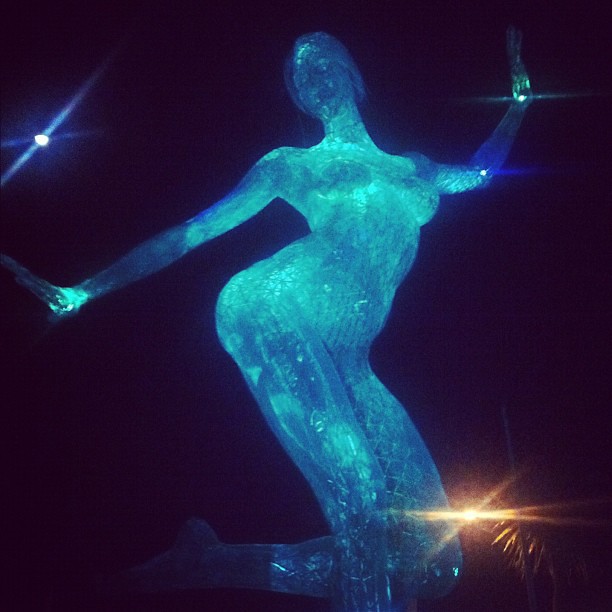 60' illuminated giant womanthat is all