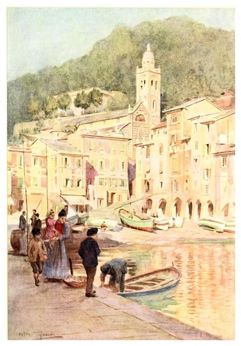 001-Portofino-An artist in the Riviera (1915)-Walter Tyndale