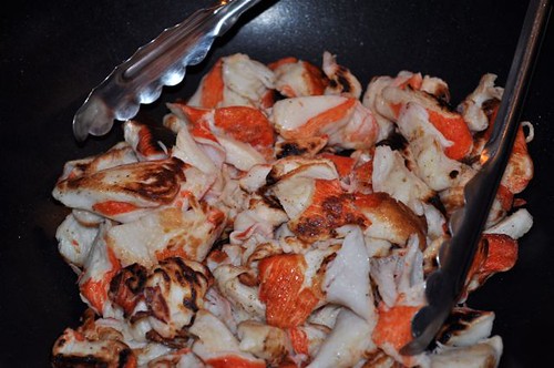 seared crab