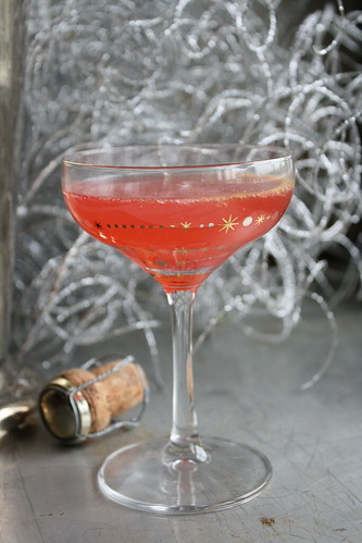 Blood Orange Champagne Cocktail