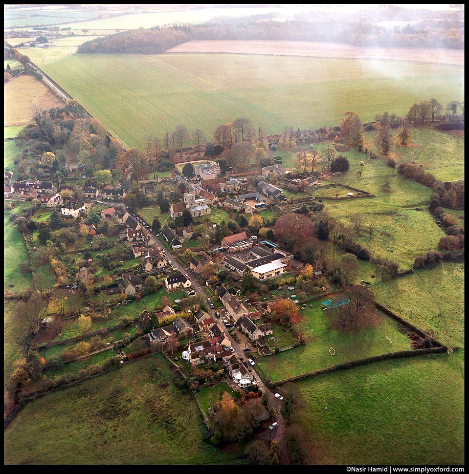 Little village from the air