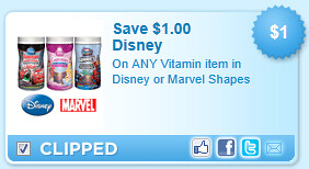  Disney Or Marvel Vitamins Coupon