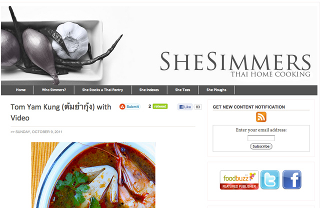 Thai Food Blogs