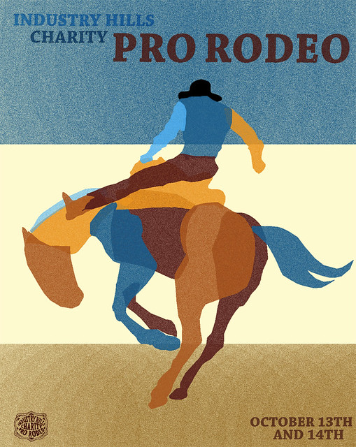 Industry Hill Charity Pro Rodeo Poster