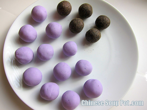 [photo-my tang yuan of different flavors]