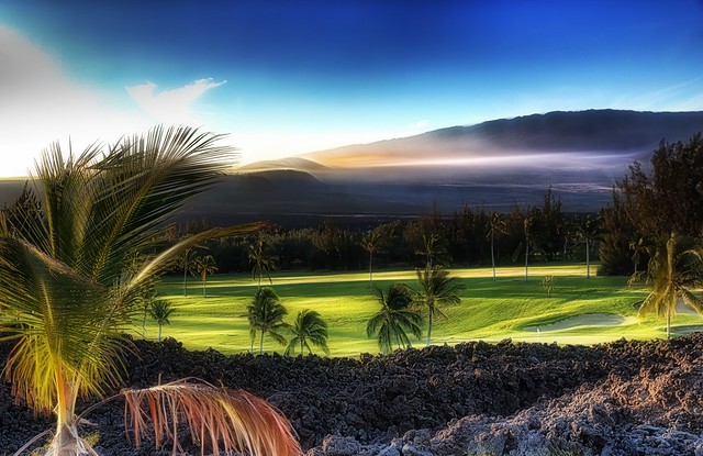 Morning west of Mauna Kea