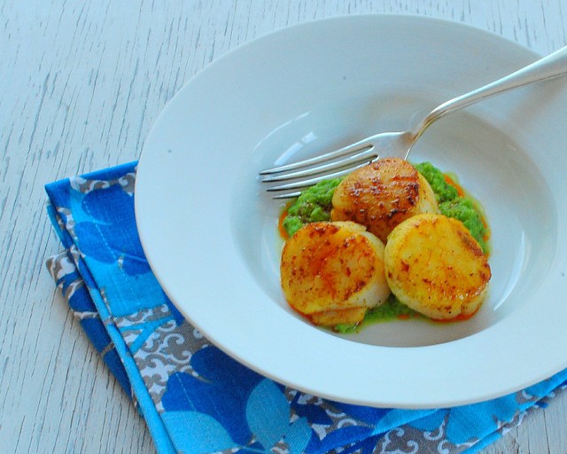 Indian Spiced Scallops
