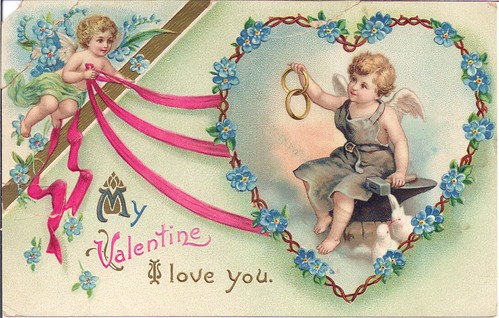 My Valentine I Love You-Vintage 1913