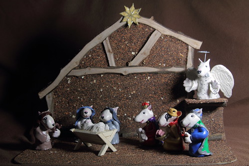 The Bull Terrier Nativity