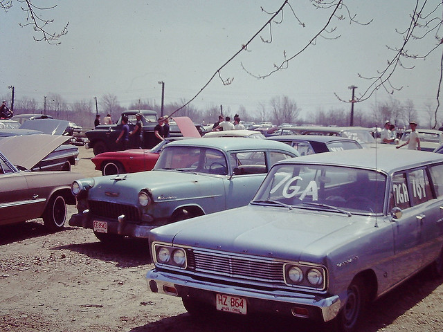 My 1965 Ford Fairlane at the Drag Strip Near Cleveland Ohio 1965