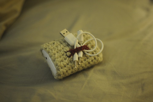Crochet charger cosy