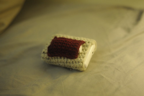 Crochet charger cosy