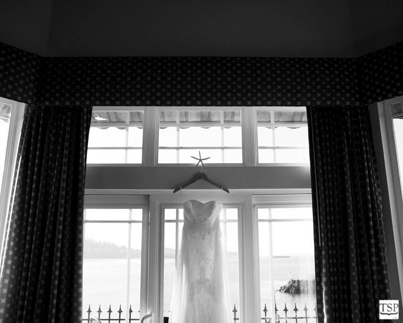 Bride's Dress in Window
