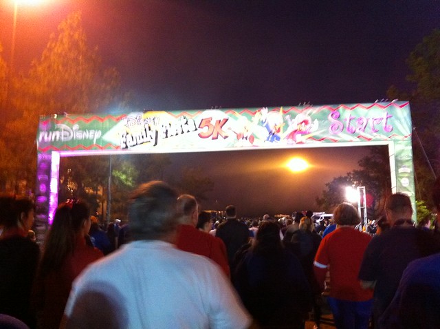 2012 Disney Family Fiesta 5k #runDisney starting line.