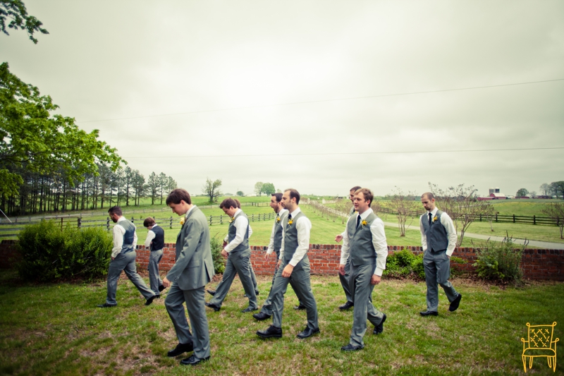 gray and yellow outdoor vintage wedding_033