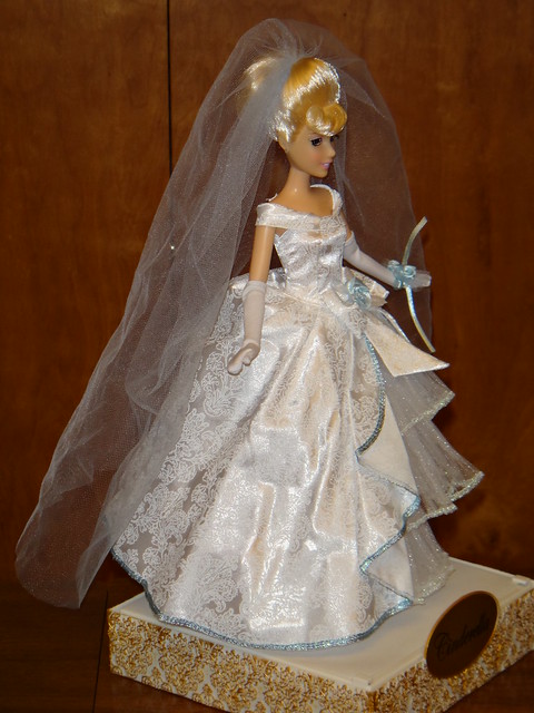The Disney Princess Designer Cinderella 12 39 39 doll is posed wearing the 