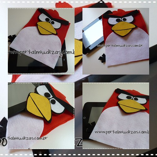 Caso Tablet & Ipad "Angry Birds" por miudezas_miudezas